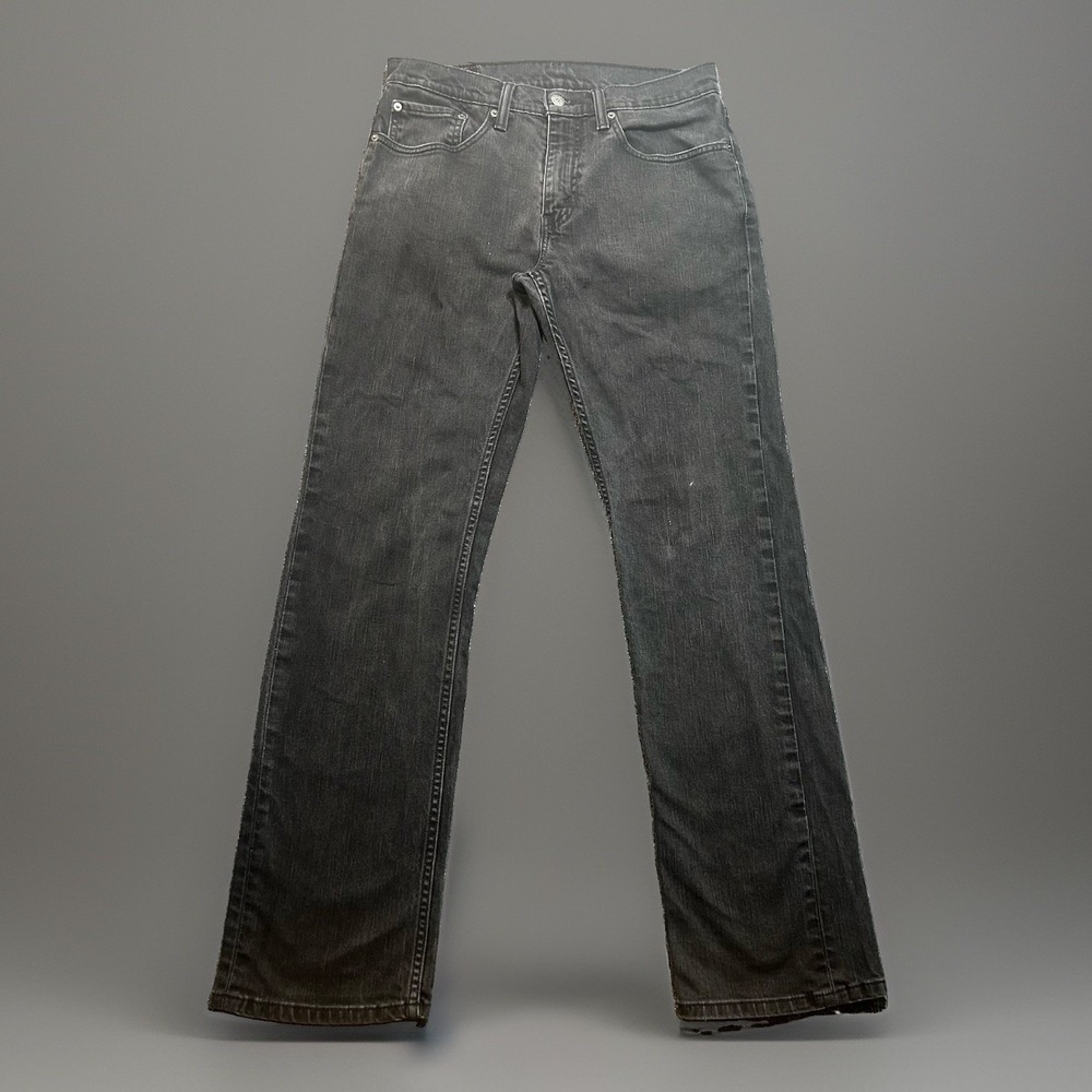 Levi's 559 Relaxed Straight Jeans Men's W31 L34 Faded Black Denim